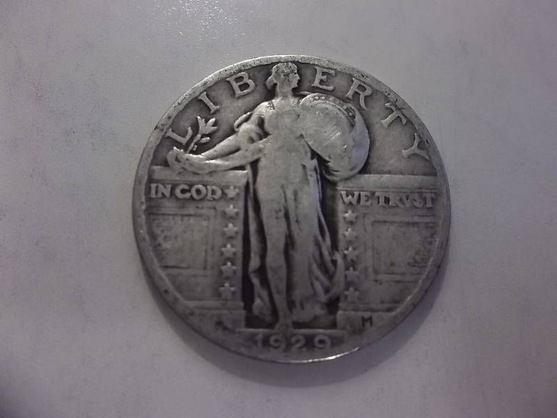 1929  Standing Liberty Quarter Strong Date
