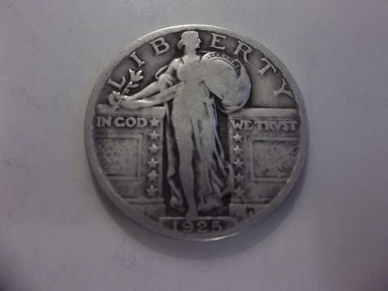 1925 Standing Liberty Quarter Strong Date