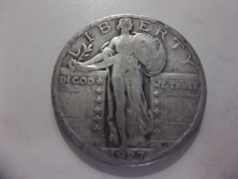 1927 Standing Liberty Quarter Very Strong Date