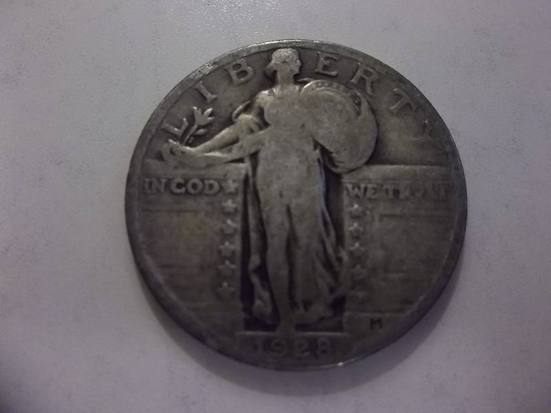 1928  Standing Liberty Quarter Strong Date