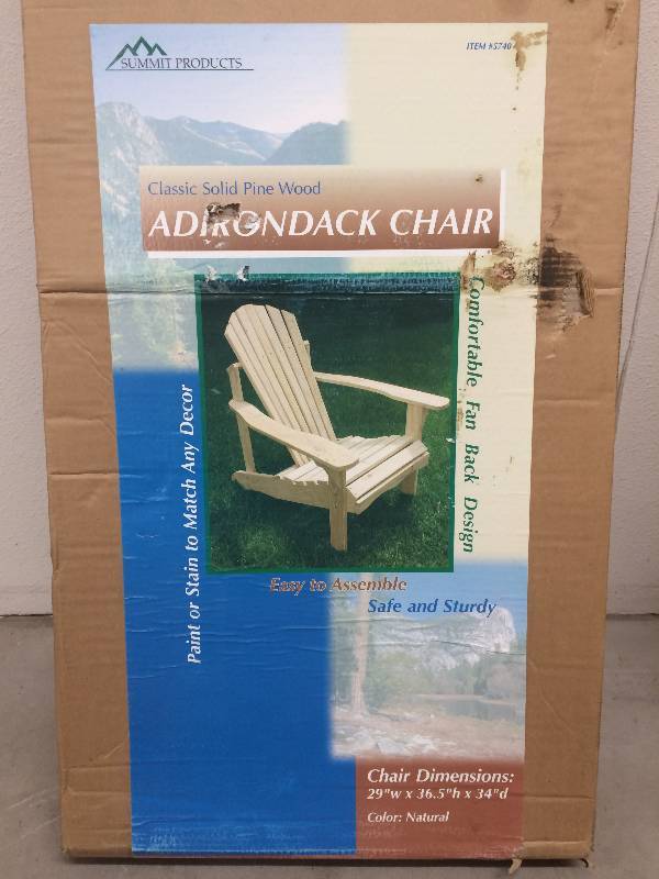 lot 25 image: Adirondack Chair