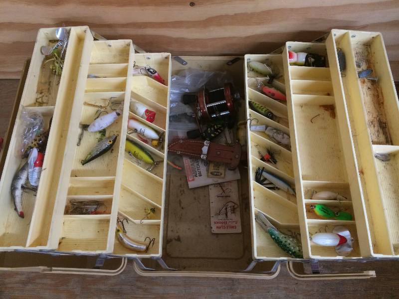 lot 34 image: Tackle Box and Lures