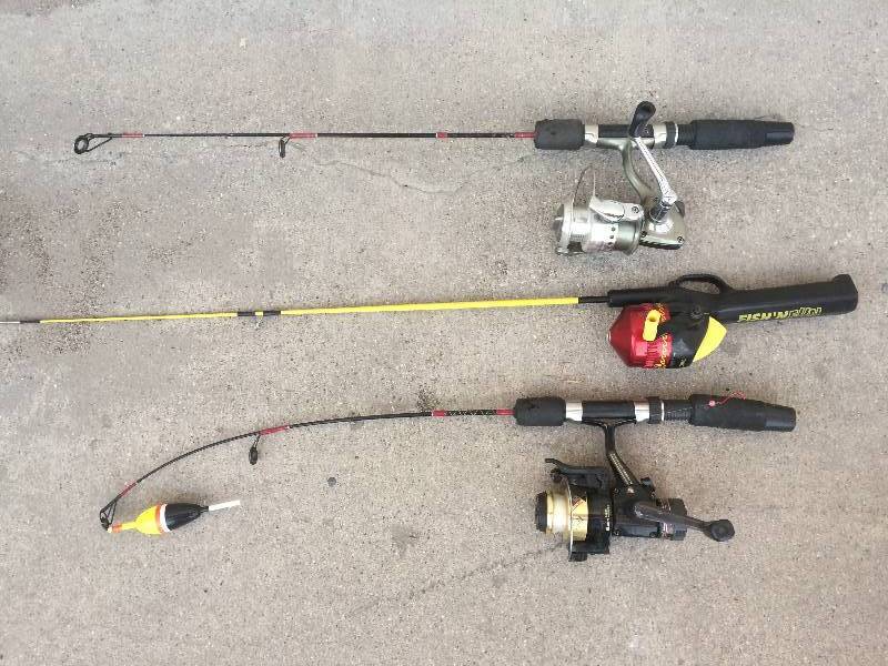 lot 54 image: Ice Fishing Rod and Reels