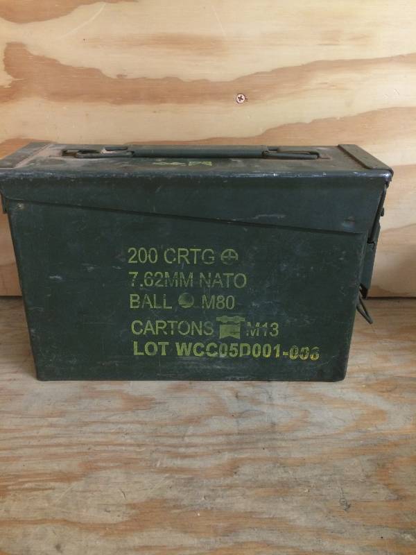 lot 78 image: Military Ammo Box