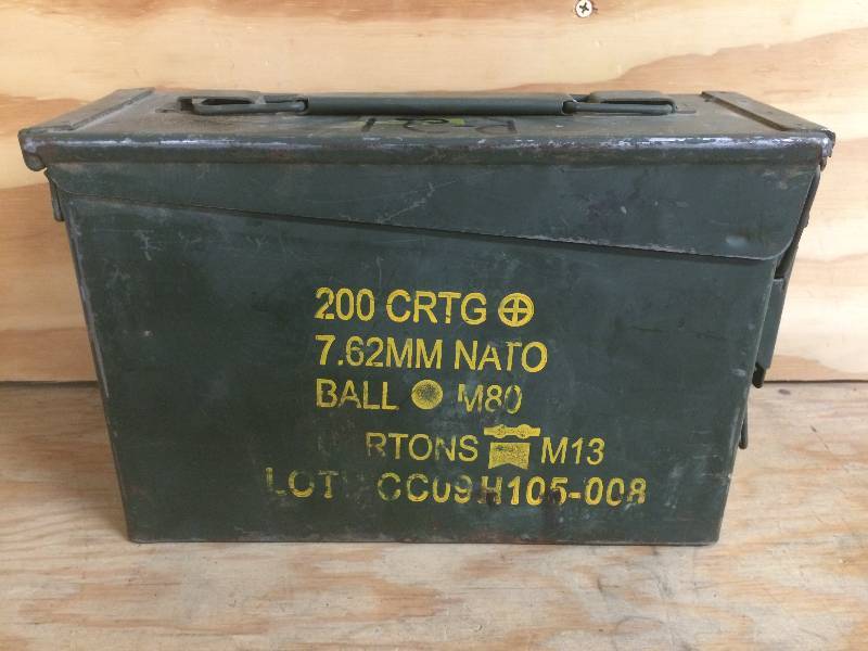 lot 79 image: Military Ammo Box