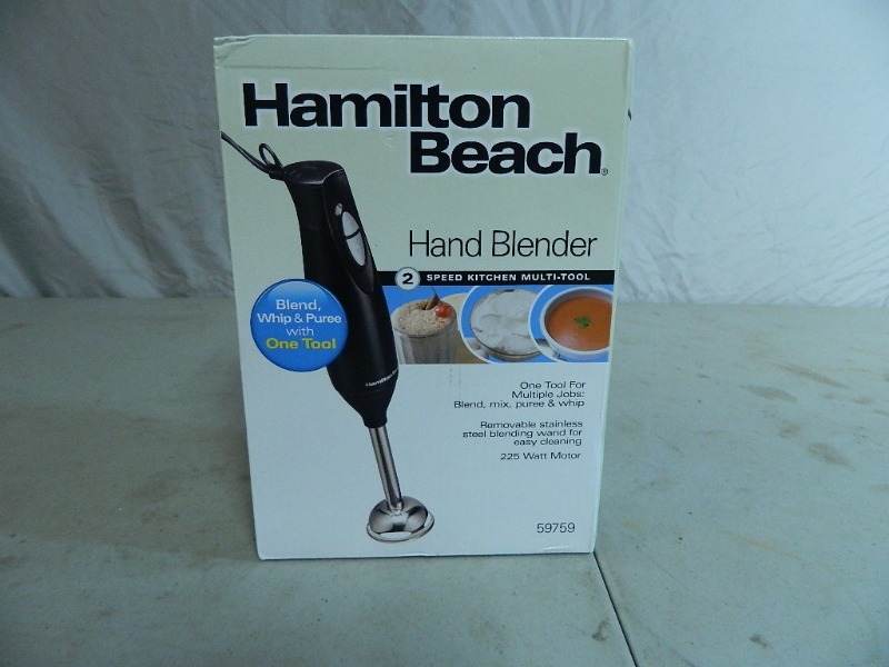 lot 8 image: New Hamilton Beach Hand Blender