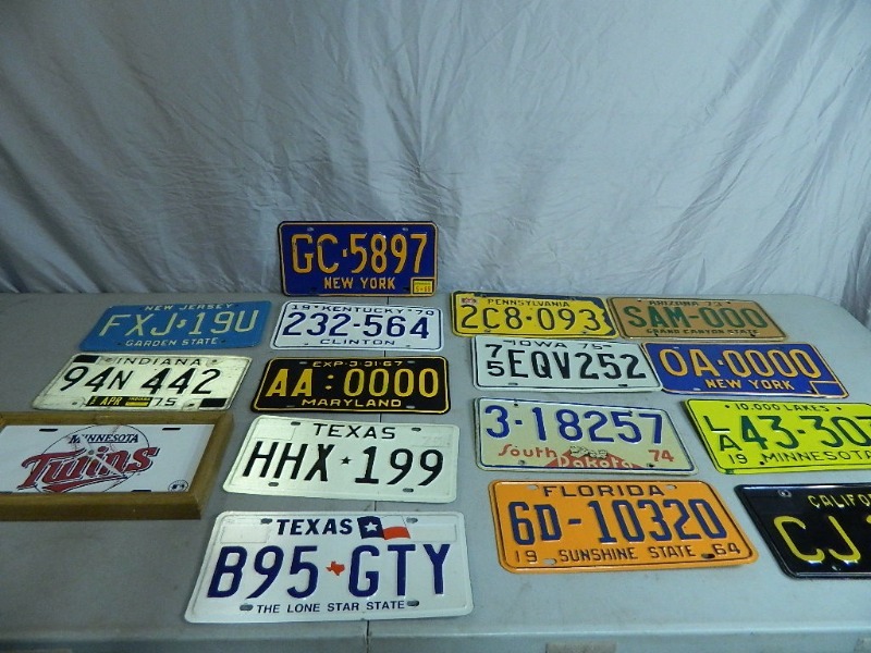 lot 17 image: License Plates