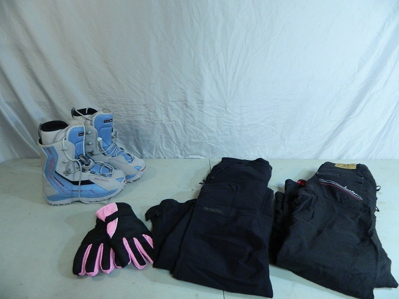 lot 24 image: Womens Snowboarding Boots, Pants, and More