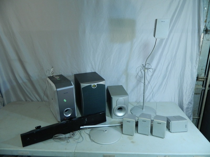 lot 92 image: Assorted Surround Sound Speakers