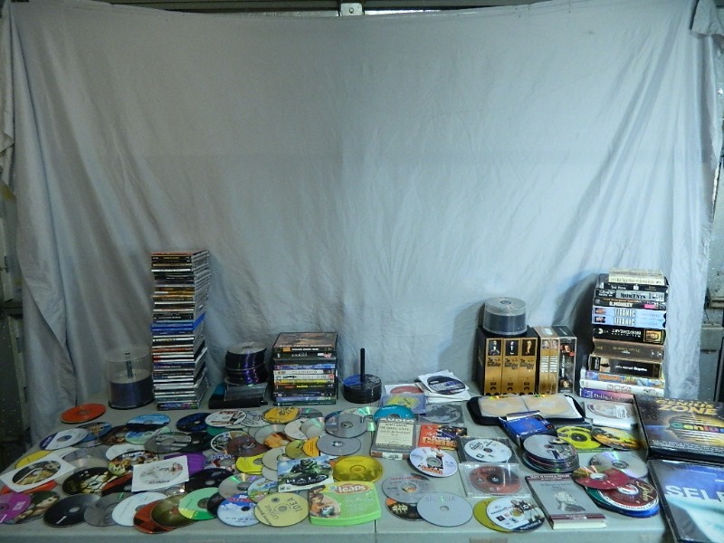 lot 96 image: CDs, Dvds, VHS, and More