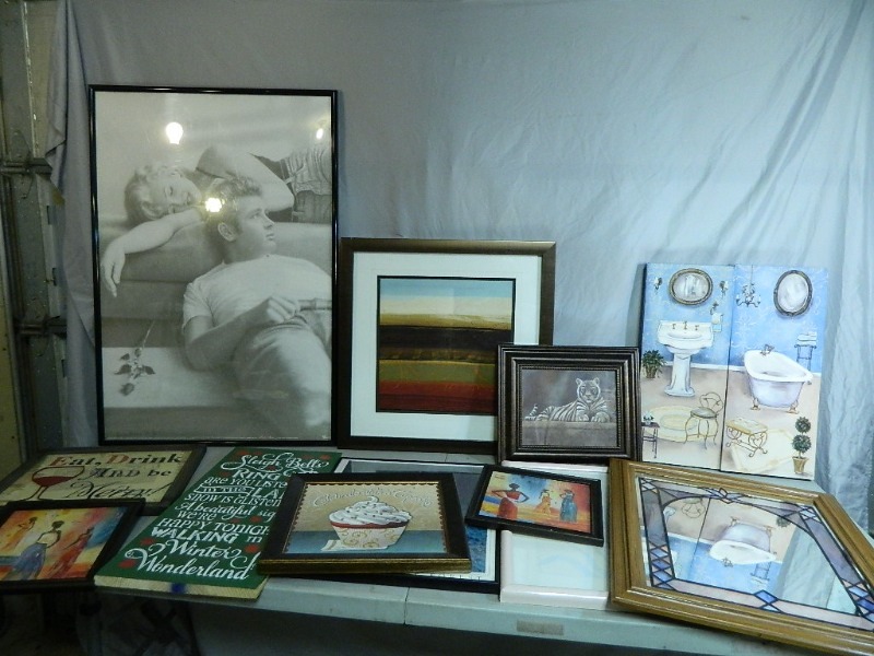 lot 98 image: Framed Pictures  Art