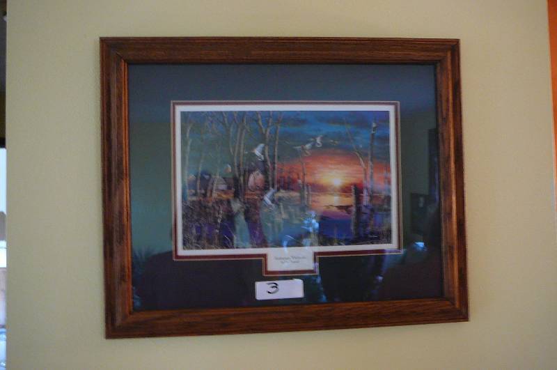 lot 3 image: Framed Print