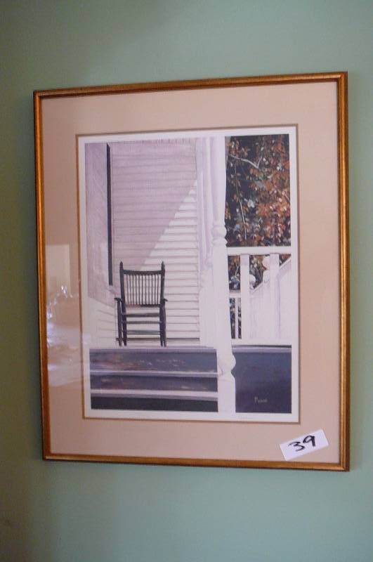 lot 39 image: Framed Print