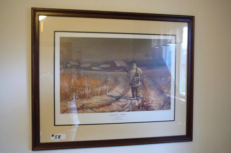 lot 58 image: Framed Print