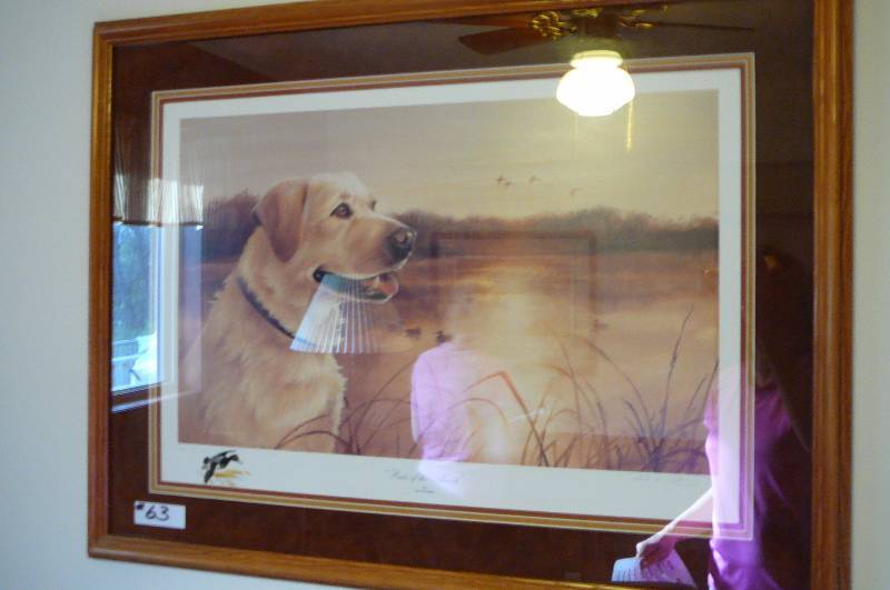 lot 63 image: Framed Print