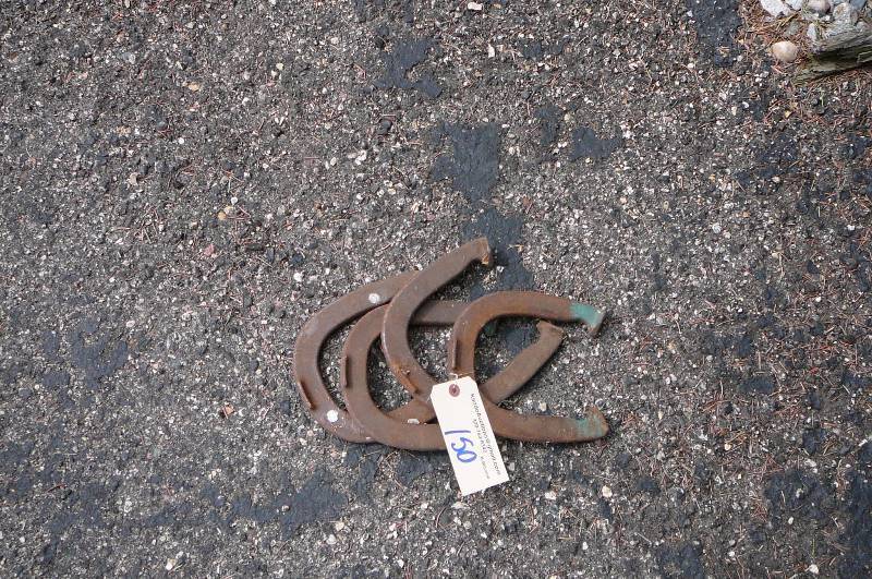 lot 150 image: Horse shoes