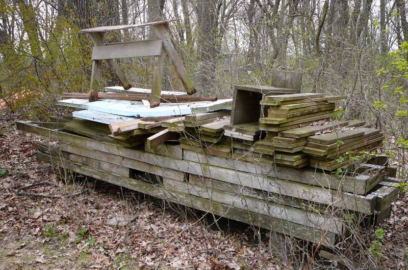 lot 190 image: Lot of misc. Lumber