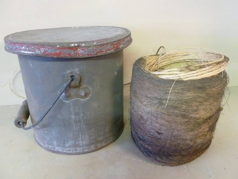 Vintage Twine Pail