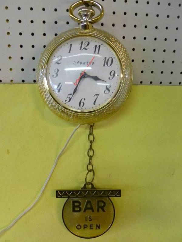 Vintage Bar Clock