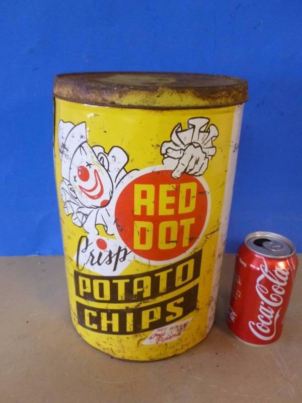 Vintage Metal Container