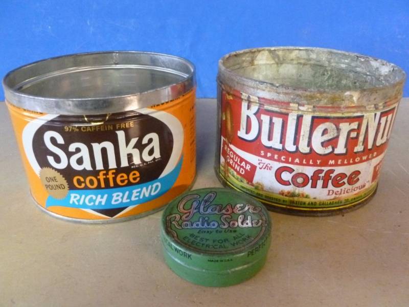 Vintage Coffee Cans