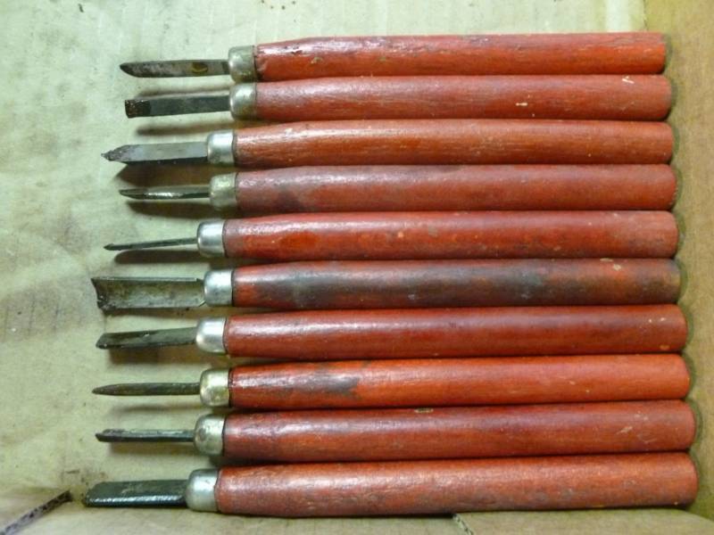 Vintage Wood Carving Tools