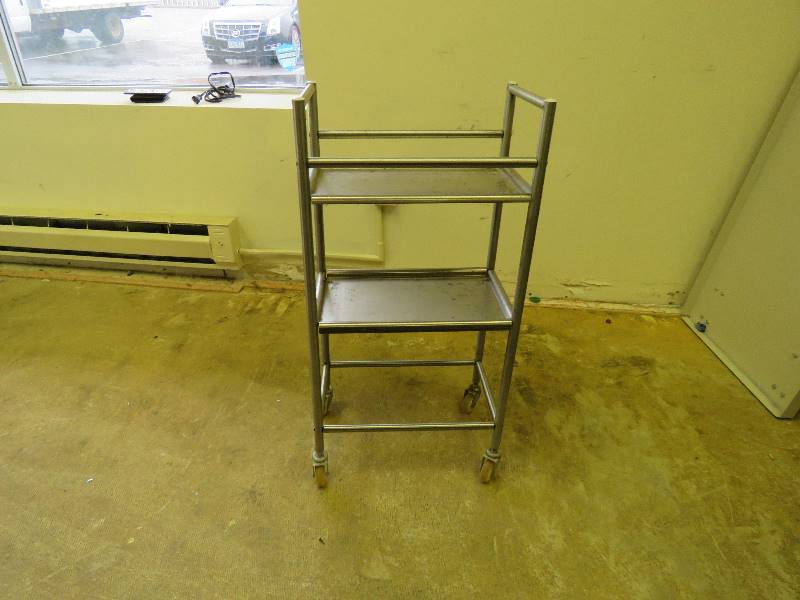 Vintage Metal Rolling Cart