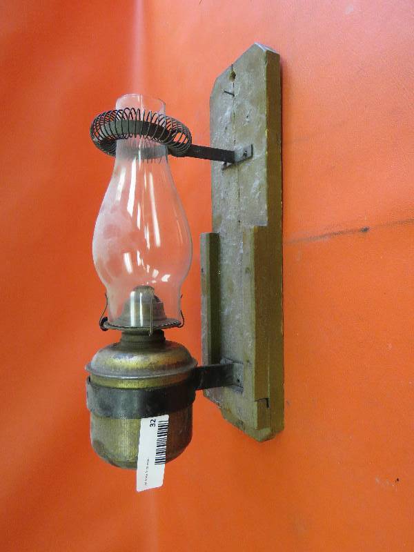 Antique Hanging Oil Lamp