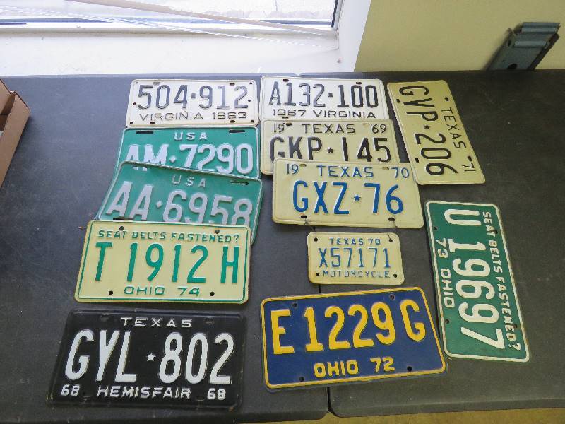 Collectible License Plates