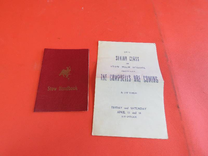 Vintage Stow High School Collectibles