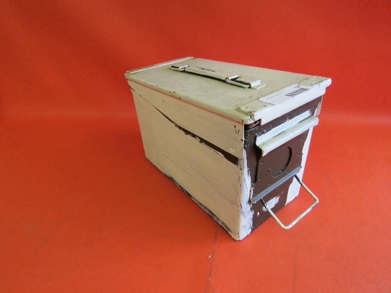 Vintage Metal Ammo Case