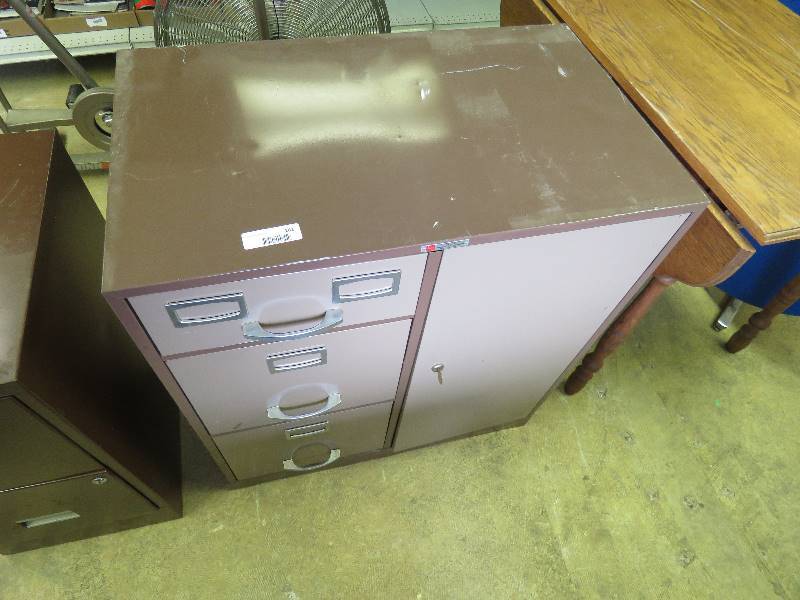 File Cabinet with Safe