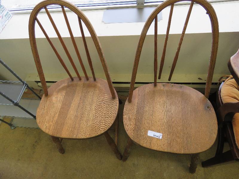 Vintage Wood Kitchen Chairs