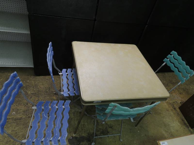 Card Table and Chairs
