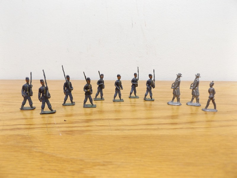 Collection of Small Antique Lead Toy Soldiers