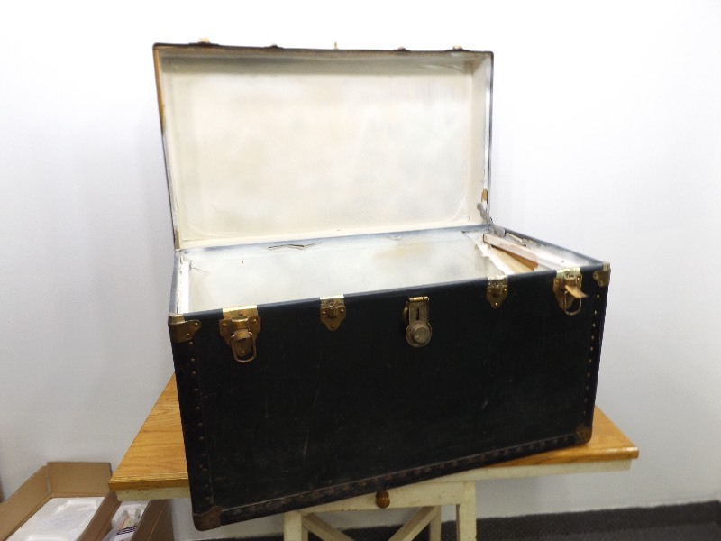 Large Antique Steamer Trunk