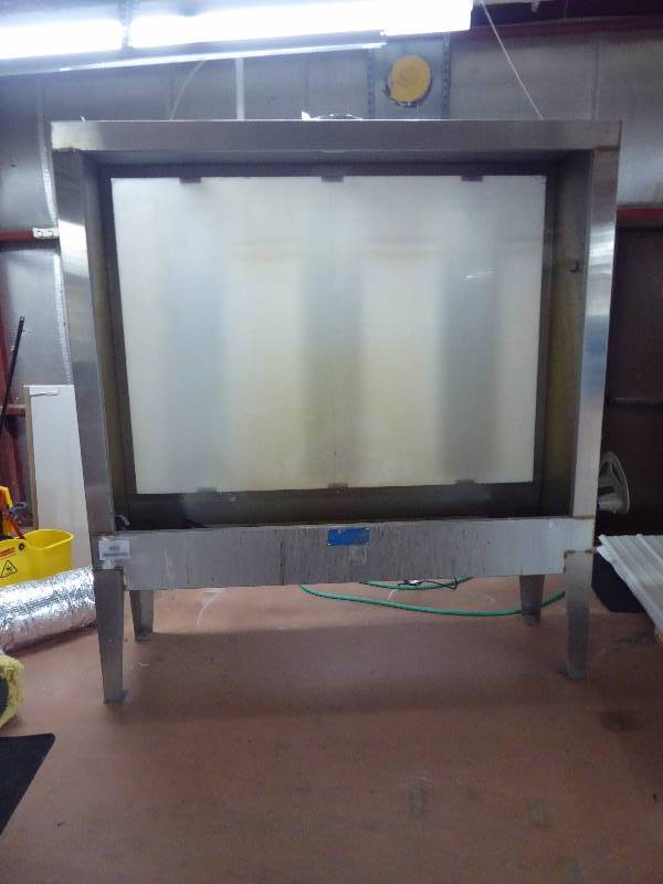 lot 11 image: 2011 Chemical Consultants Stainless HD Series Washout Booth