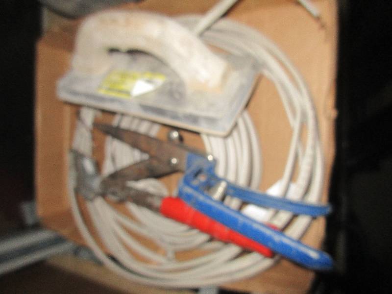 lot 51 image: bird feeders - tools - youth life vest - camera