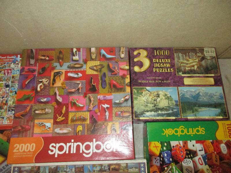 lot 65 image: 9 puzzles