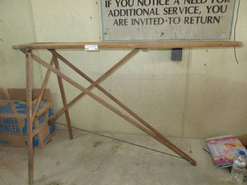lot 70 image: vintage ironing board