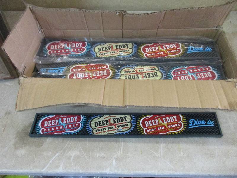 lot 77 image: 16 rubber bar rail mats