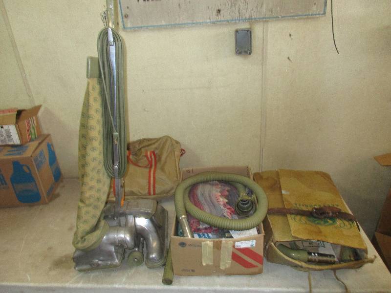 lot 82 image: vintage Kirby vacuum and accessories