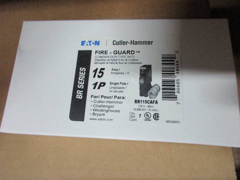 lot 108 image: 69 cuttler-hammer circuit breakers 15 AMP all new in boxes