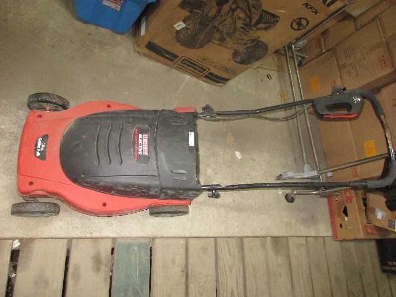 lot 115 image: 19 inch craftsman electric lawn mower