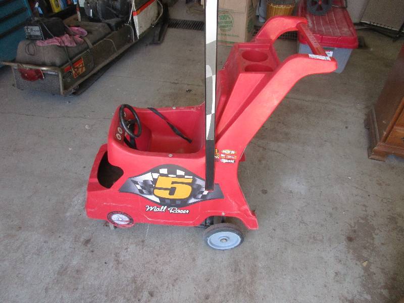 lot 126 image: mall racer stroller and 2 toys