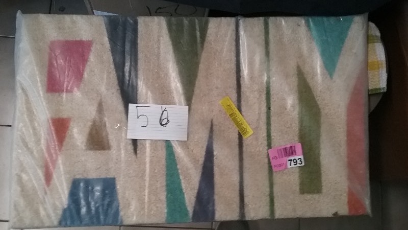 lot 56 image: Family Doormat