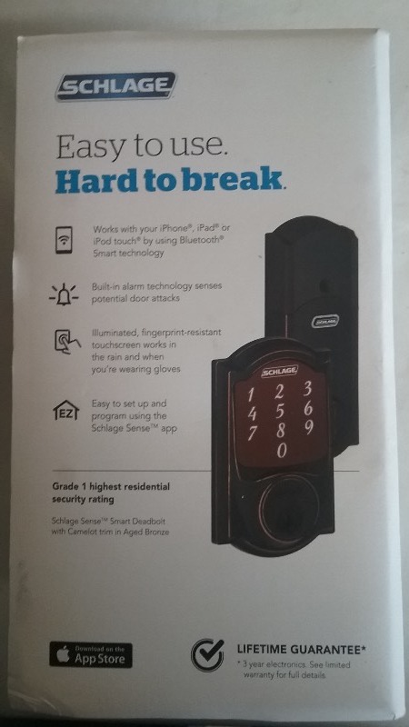 lot 86 image: Schlage Sense Smart Lock