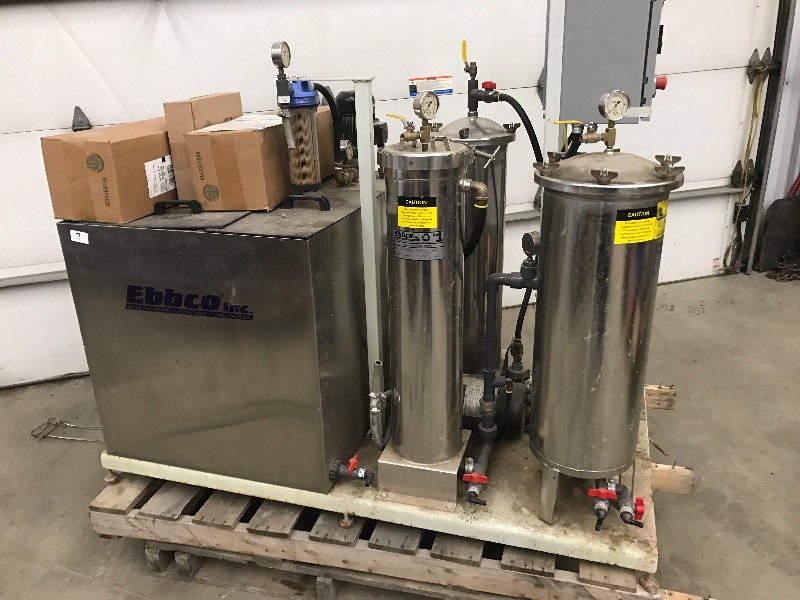 Ebbco ClosedLoop WaterJet Filtration System LE May Consignments