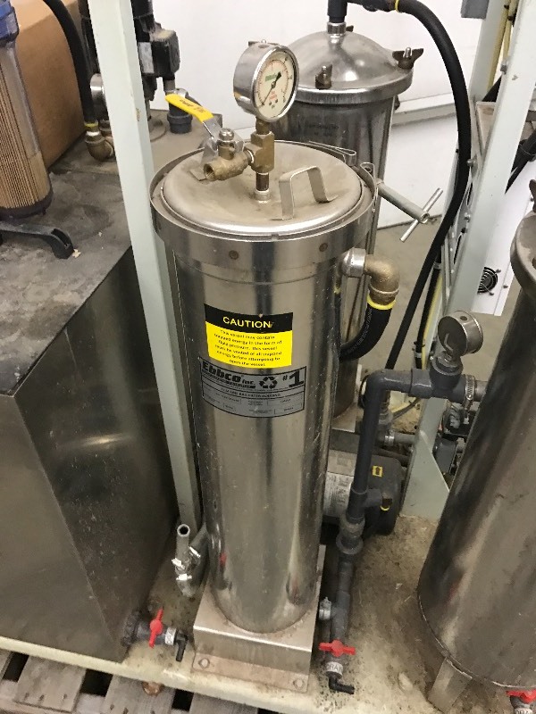 Ebbco ClosedLoop WaterJet Filtration System LE May Consignments