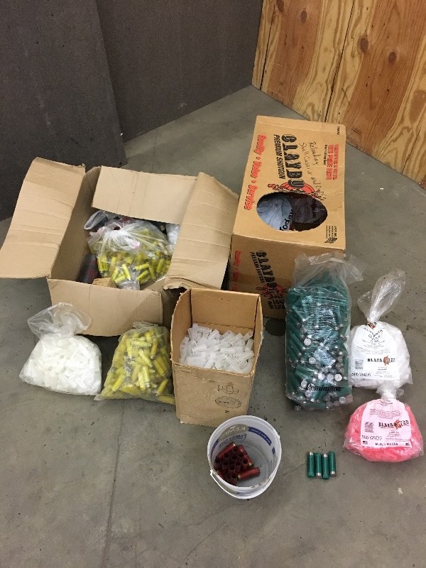 lot 12 image: (3) Boxes Of Assorted Spent Shotshe...